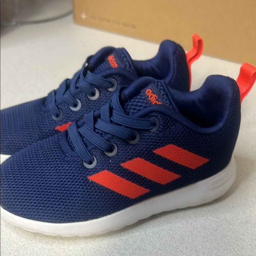 Adidas Kids Navy and orange  Sneakers - Picture 2 of 6